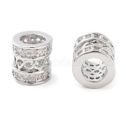 Латунные микропаве из прозрачного кубического циркония KK-U028-21P