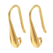 Стойки покрытие латунь серьги крючки KK-C081-06G