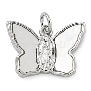 Латунные подвески с ракушками и соединительными кольцами KK-D534-01P