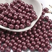 Выпечка краска стеклянные бусины SEED-A034-02E