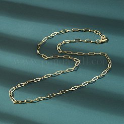 Колье из медной скрепки&nbsp;X-NJEW-A042-17G-02