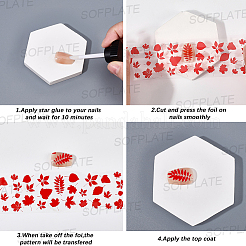 10 рулон липкой ленты для животных&nbsp;AJEW-WH20020-246A-26