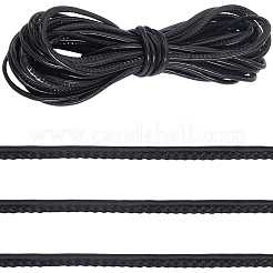 Плоский шнур из искусственной кожи длиной 10 м.&nbsp;WL-GF0001-33C