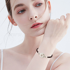 10 шт. 10 цвета pu искусственная кожа плетеный браслет изготовление&nbsp;FIND-PH0010-84