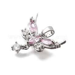 Латунные микро проложить кубического циркония подвески&nbsp;KK-N254-224P