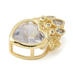 Латунные микро проложить кубического циркония бусы KK-K298-05G-02