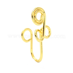 Латунные кольца в носу AJEW-F053-17G