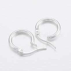 Серьги-кольца из нержавеющей стали 304 EJEW-H327-01B