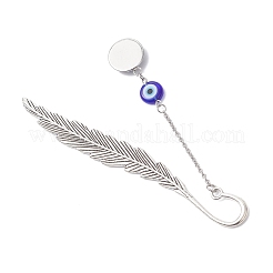 Тибетском стиле сплава перо закладки AJEW-JK00397