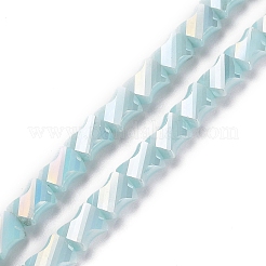 Chapelets de perles en verre électrolytique &nbsp;GLAA-G092-A-M