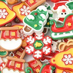 40шт 8 подвески из непрозрачной смолы RESI-CJ0003-44