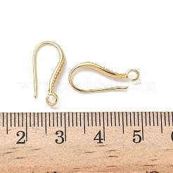Латунные крючки для сережек EJEW-R025-14G-01