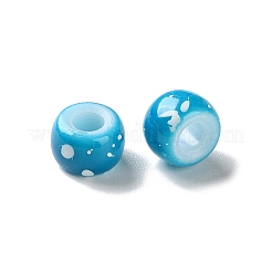 Perles européennes en plastique ABS peintes au pistolet&nbsp;KY-G033-01A-05