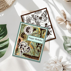 Klarsichtstempel aus PVC-Kunststoff&nbsp;DIY-WH0618-0491