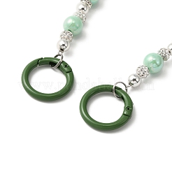 Ремни для сумок из акрилового бисера в форме сердца AJEW-BA00111