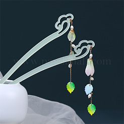 120шт 6 цвета стеклянные бусины GLAA-AR0001-35