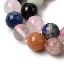 Природных драгоценных камней смешанного бисер нитей&nbsp;G-L653-C01-8mm