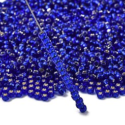 トーホー 8/0ラウンドビーズ  日本製シードビーズ  （銀で裏打ちされたコバルト28)個  3mm  穴：1mm  約10000個/ポンド&nbsp;SEED-TR08-0028
