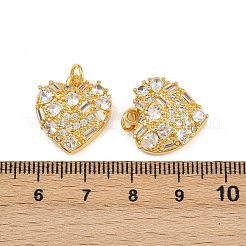 Латунные микро проложить кубического циркония подвески KK-C132-01C-G