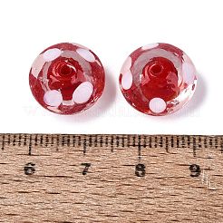 Perles vernissées manuelles&nbsp;LAMP-N038-07F