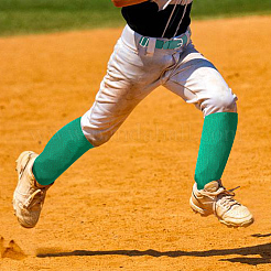 1 пара однотонных футбольных носков из поликоттона&nbsp;AJEW-CL0001-33D