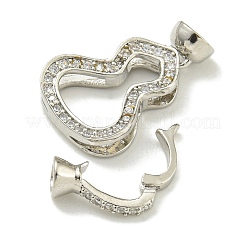 Латунная стойка с микропаве из кубического циркония KK-K386-07P