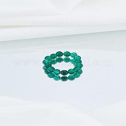 1 bague extensible en jade naturel pour femme&nbsp;RJEW-LP0001-08C