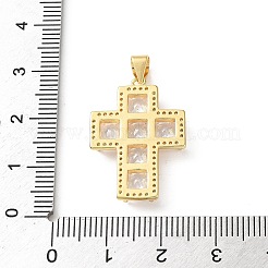 Pendentifs en laiton zircon cubique pavé&nbsp;CU-CBA03AF-17G-04