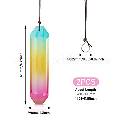 Hängeornamente aus Glas&nbsp;HJEW-TAC0185