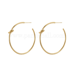 Серьги-гвоздики из нержавеющей стали 304&nbsp;STAS-OY010-65G