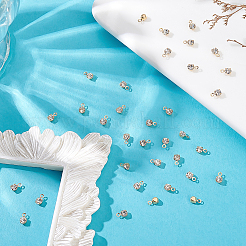 60 шт. латунные подвески со стразами KK-ME0002-96