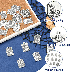 40шт 20 стиля подвески из цинкового сплава в тибетском стиле&nbsp;FIND-CJC0004-36