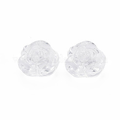 Perline di vetro trasparenti con vernice da forno&nbsp;GLAA-S190-022-A10