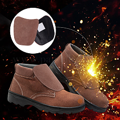 Защитная пластина из воловьей кожи для защиты от ударов&nbsp;AJEW-WH0696-118A