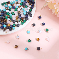 140 шт. Подвески из натуральных и синтетических драгоценных камней&nbsp;PALLOY-AR00044