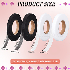 4 rotolo 4 stili tessuto non tessuto poliammidico pellicola adesiva hot melt bifacciale&nbsp;DIY-CP0011-44