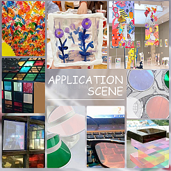 Прозрачная мягкая водонепроницаемая ткань тпу DIY-WH0308-254A-09