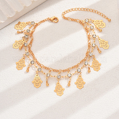 Браслеты из латуни со стразами в богемном стиле YN3777