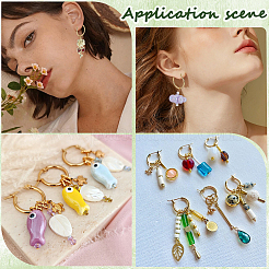 Pendientes de aro de acero inoxidable 201 con pasadores de acero inoxidable 304 para mujer&nbsp;EJEW-SC0001-99A