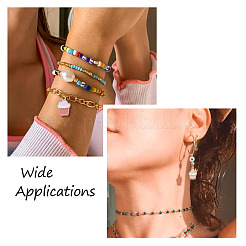 64 шт. 16 стильные подвески из светлого золотого сплава с эмалью&nbsp;ENAM-FW0001-06