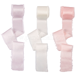 3 рулон 3-х цветов ленты из полиэстера с потертой бахромой OCOR-TA0001-55A