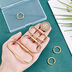 Латунные застежки для ключей KK-PH0011-37