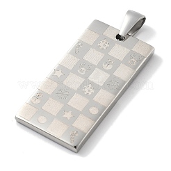 Рождественские подвески из нержавеющей стали 304 STAS-Z098-39P