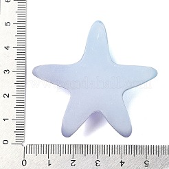 グラデーションカラー不透明樹脂デコデンカボション  ヒトデ  ドジャーブルー  50x50x13.5mm&nbsp;CRES-P036-01B-02