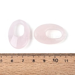 Natürlichen Rosenquarz Anhänger&nbsp;G-N361-02B