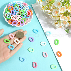 400 шт. 10 цвета акриловые соединительные кольца&nbsp;MACR-SP0001-42