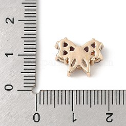 Pendentifs avec zircon cubiques à micro-pavés en laiton&nbsp;KK-K297-25G-01