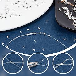 100 шт. 925 бусины-разделители из стерлингового серебра&nbsp;STER-BBC0008-90