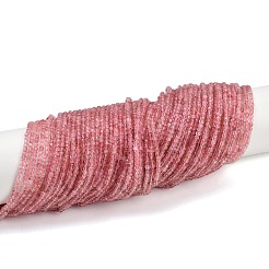 Природного кварца клубники нитей бисера G-RM2025-C32-A