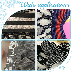 5 ярд нейлонового и металлизированного жаккардового эластичного шнура в форме сердца OCOR-MA0001-22B